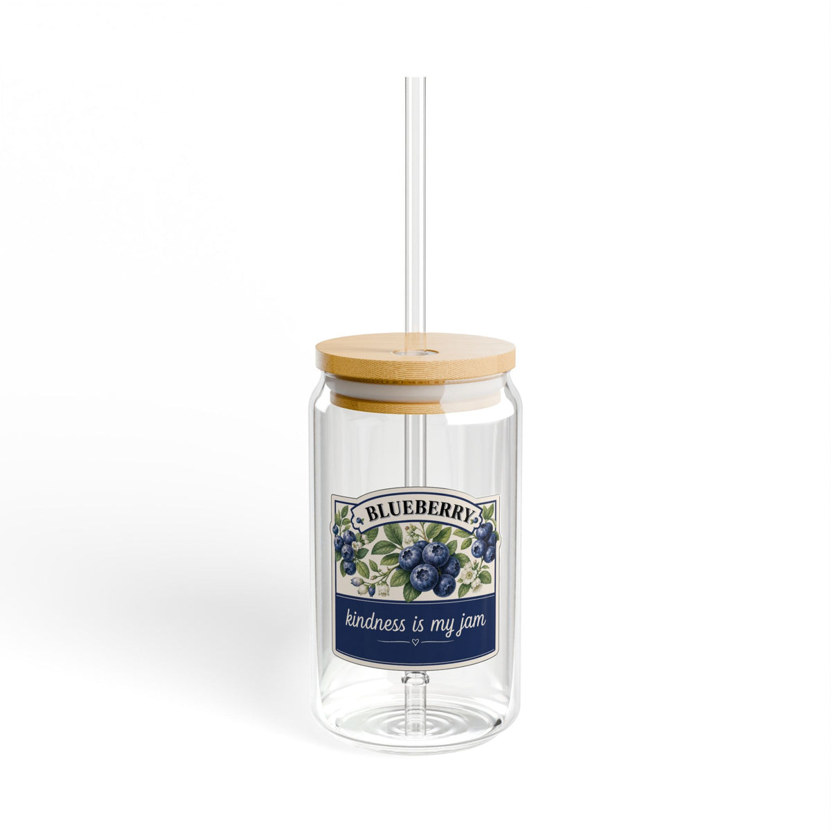 BLUEBERRY JAM Glass